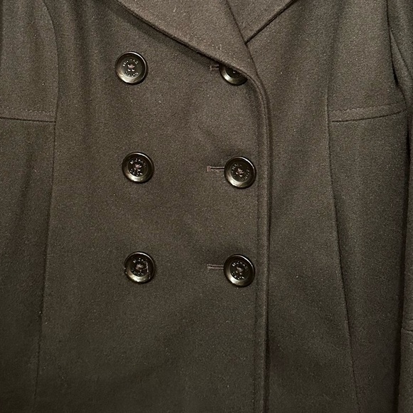 Michael Michael Kors black pea coat size large - Picture 11 of 13
